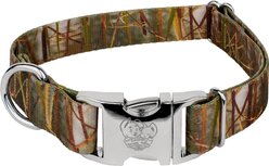 Country Brook Petz Premium Waterfowl Camo Dog Collar, Green, Medium: 13 to 16-in neck, 1-in wide