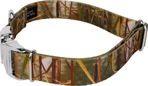 Show full view: Country Brook Petz Premium Waterfowl Camo Dog Collar, Green, X-Large: 18 to 26-in neck, 1-in wide slide 5 of 7