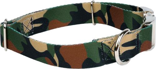 Show full view: Country Brook Petz Premium Woodland Camo Dog Collar, Green, Large: 16 to 22-in neck, 1-in wide slide 5 of 6