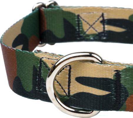 Show full view: Country Brook Petz Premium Woodland Camo Dog Collar, Green, Small: 11 to 13-in neck, 5/8-in wide slide 6 of 6