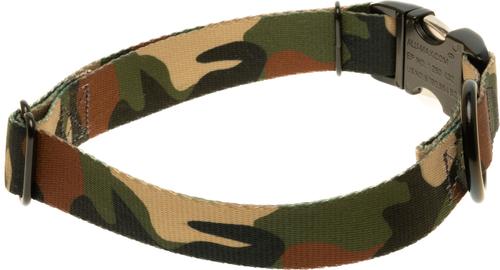 Show full view: Country Brook Petz Premium Woodland Camo HD Dog Collar, Green, Large: 16 to 22-in neck, 1-in wide slide 6 of 7