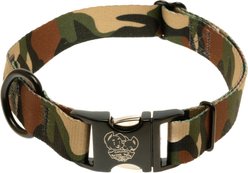 Country Brook Petz Premium Woodland Camo HD Dog Collar, Green, X-Large: 18 to 26-in neck, 1-in wide