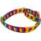 Show in main carousel: Country Brook Petz Rainbow Hearts Polyester Martingale Dog Collar, Small: 11 to 15-in neck, 5/8-in wide slide 5 of 6