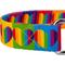Show in main carousel: Country Brook Petz Rainbow Hearts Polyester Martingale Dog Collar, X-Small: 9 to 12-in neck, 1/2-in wide slide 6 of 6