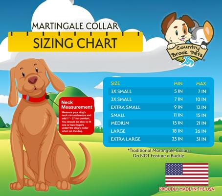 Show full view: Country Brook Petz Romantic Hearts Polyester Martingale Dog Collar, Red, Small: 11 to 15-in neck, 5/8-in wide slide 3 of 6