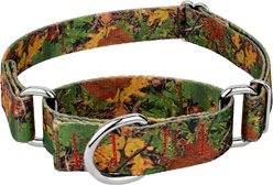 Country Brook Petz Southern Forest Camo Martingale Dog Collar, Brown, Medium