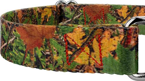 Show full view: Country Brook Petz Southern Forest Camo Martingale Dog Collar, Brown, Medium slide 6 of 6