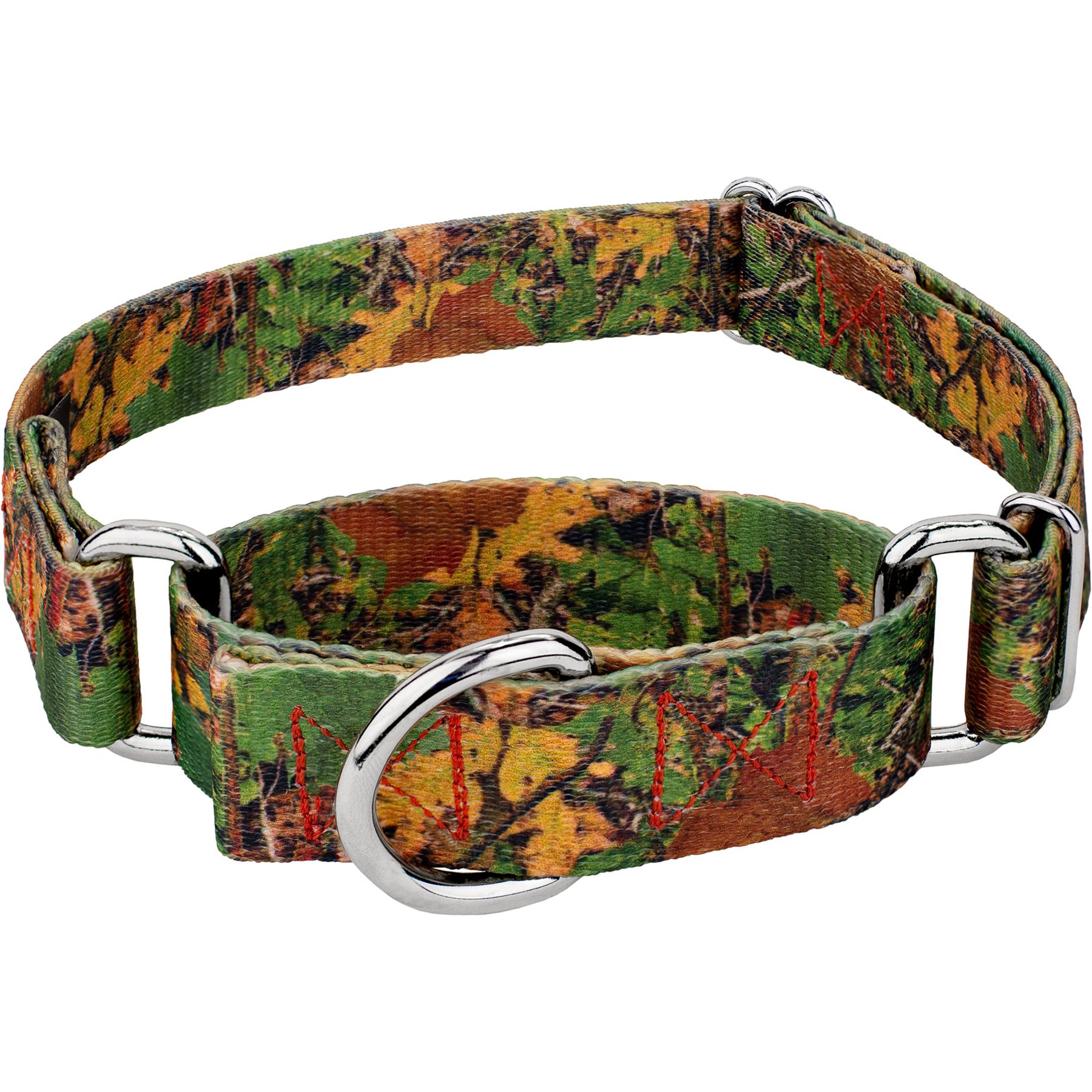Country Brook Petz Southern Forest Camo Martingale Dog Collar, Brown, X-Large