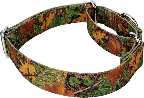 Show full view: Country Brook Petz Southern Forest Camo Martingale Dog Collar, Brown, X-Small slide 5 of 6