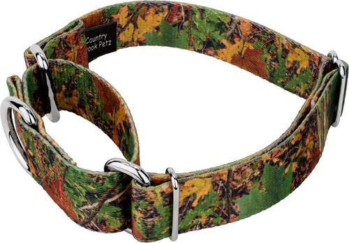Show full view: Country Brook Petz Southern Forest Camo Martingale Dog Collar, Brown, X-Small slide 4 of 6