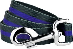 Country Brook Petz Thin Blue Line Dog Leash, Black, Large: 4-ft long, 1-in wide