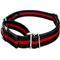 Show in main carousel: Country Brook Petz Thin Red Line Martingale Dog Collar, Black, Medium slide 3 of 5