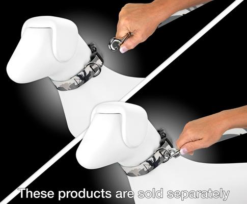 Show full view: Country Brook Petz Urban Camo Leash, Grey, Large: 6-ft long, 1-in wide slide 4 of 6