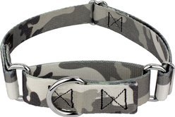 Country Brook Petz Urban Camo Martingale Dog Collar, Grey, Large