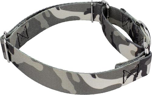 Show full view: Country Brook Petz Urban Camo Martingale Dog Collar, Grey, Large slide 7 of 8