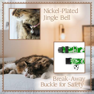 Show full view: Country Brook Petz Waterfowl Camo Breakaway Cat Collar, Green, 8 to 12 in neck, 1/2-in wide slide 5 of 5