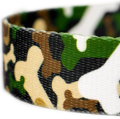 Show full view: Country Brook Petz Woodland Bone Camo Dog Leash, Green, Medium: 6-ft long, 5/8-in wide slide 3 of 3