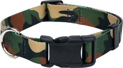 Country Brook Petz Woodland Camo Deluxe Dog Collar, Green, Large