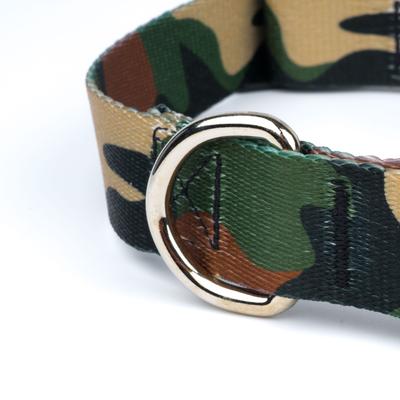 Show full view: Country Brook Petz Woodland Camo Deluxe Dog Collar, Green, Medium slide 8 of 9