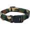 Show in main carousel: Country Brook Petz Woodland Camo Deluxe Dog Collar, Green, XX-Small slide 1 of 9