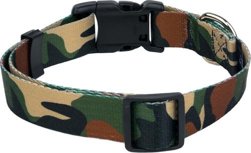 Show full view: Country Brook Petz Woodland Camo Deluxe Dog Collar, Green, XX-Small slide 6 of 9