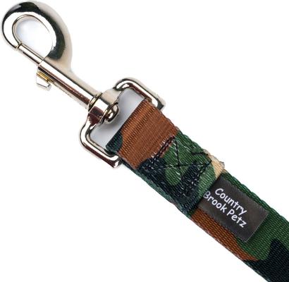 Show full view: Country Brook Petz Woodland Camo Leash, Green, Large: 6-ft long, 1-in wide slide 4 of 6