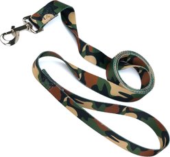 Country Brook Petz Woodland Camo Leash, Green, Medium: 4-ft long, 5/8-in wide