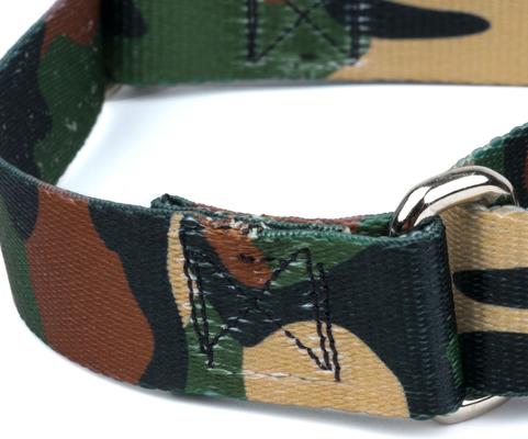 Show full view: Country Brook Petz Woodland Camo Martingale Dog Collar, Green, 2X-Small slide 8 of 8