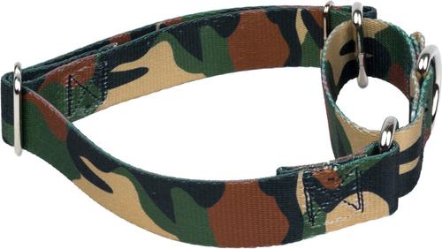 Show full view: Country Brook Petz Woodland Camo Martingale Dog Collar, Green, 2X-Small slide 7 of 8