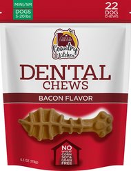 Country Kitchen Bacon Flavored Dental Chew Dog Treats, 6.4-oz bag, Mini