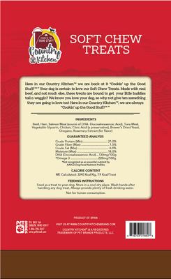 Show full view: Country Kitchen Beef Flavored Soft Chew Dog Treats, 16-oz bag slide 3 of 4