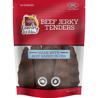 Country Kitchen Country Kitchen Beef Jerky Tenders Dog Treats, 16-oz bag