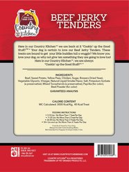 Country Kitchen Beef Jerky Tenders Dog Treats, 32-oz bag slide 2 of 3