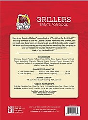 Country Kitchen Chicken Grillers Dog Treats, 10-oz bag slide 2 of 2