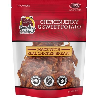 Country Kitchen Country Kitchen Chicken & Sweet Potato Jerky Wrap Dog Treats, 16-oz bag