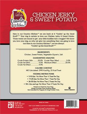 Show full view: Country Kitchen Chicken & Sweet Potato Jerky Wrap Dog Treats, 16-oz bag slide 3 of 3
