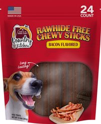 Country Kitchen CK NoHide Bacon Twist Hard Chew Dog Treats, 12-oz bag