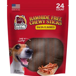 Country Kitchen CK NoHide Bacon Twist Hard Chew Dog Treats, 12-oz bag