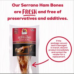 Country Kitchen CK Serrano Half Ham Bone Dog Natural Chew Treats, 2 count slide 2 of 8