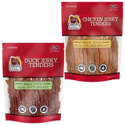 Country Kitchen Duck Jerky Tenders + Chicken Jerky Tenders Dog Treats slide 1 of 9