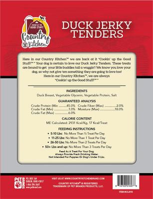 Show full view: Country Kitchen Duck Jerky Tenders + Chicken Jerky Tenders Dog Treats slide 3 of 10