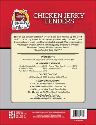 Show full view: Country Kitchen Duck Jerky Tenders + Chicken Jerky Tenders Dog Treats slide 7 of 10
