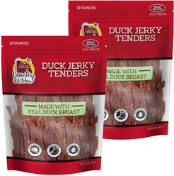 Country Kitchen Duck Jerky Tenders Dog Treats, 32-oz bag, bundle of 2 slide 1 of 3