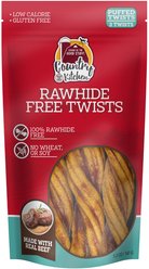 Country Kitchen Rawhide-Free Twists Beef Dog Chew Treats, 3 count