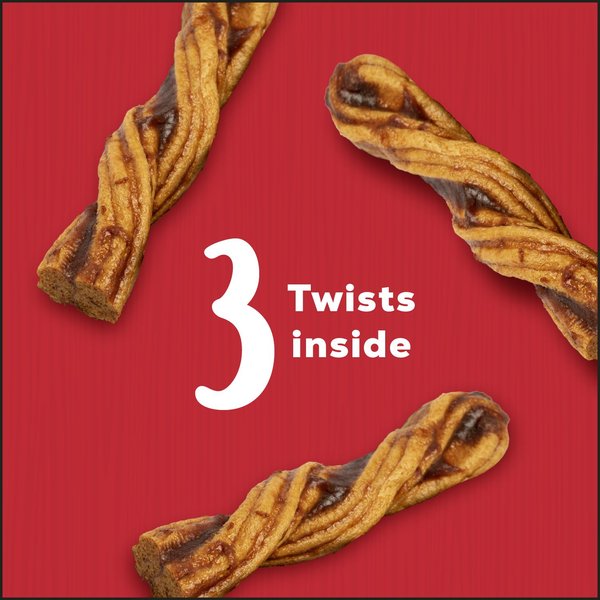 COUNTRY KITCHEN Rawhide-Free Twists Beef Dog Chew Treats, 3 count ...