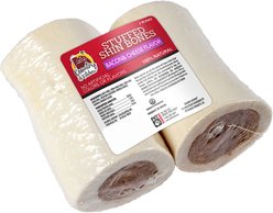 Country Kitchen Stuffed Shin Bone 4-in Bacon & Cheese Flavor Dog Treat, 2 count