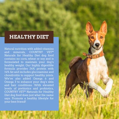 Show full view: Country Vet Naturals 24/14 Healthy Diet Dry Dog Food, 1-lb bag slide 6 of 9