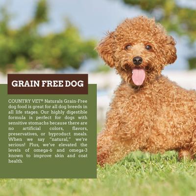 Show full view: Country Vet Naturals 28-16 Grain-Free Dog Food, 30-lb bag slide 6 of 9
