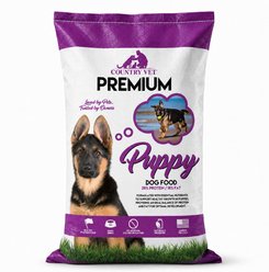 Country Vet Premium Puppy High Protein Chicken Dry Dog Food, 20-lb bag