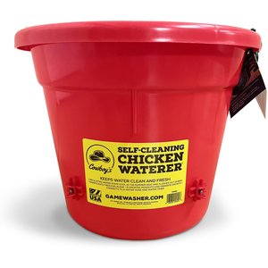 Cowboy's Self- Cleaning Chicken Waterer, 5-gal